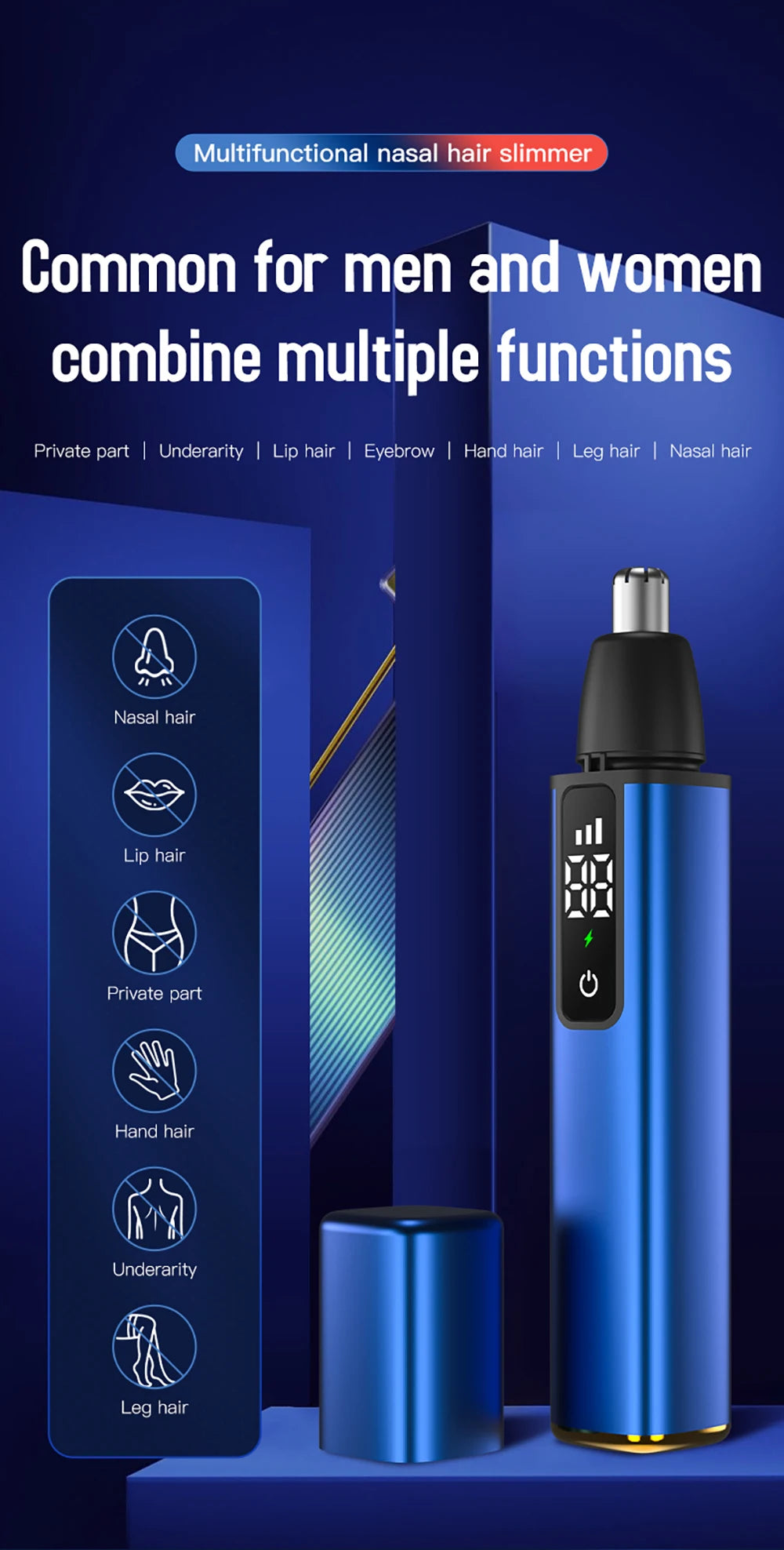AquaTrim™ - Waterproof Nose Shaver